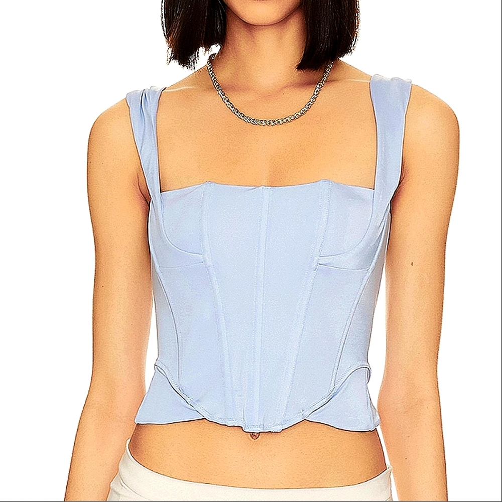 Free People x We are HAH Knock Out Corset Top